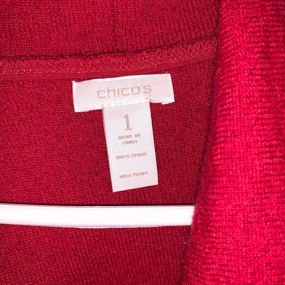 Chico’s pullover cardigan EUC size 1 or medium - Picture 2 of 3